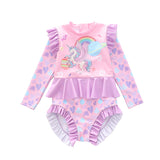 Kid Baby Girl One-piece Ruffle Fashion Swimsuit