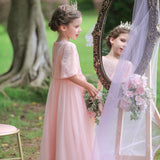 Kid Girl Lace Wedding Fluffy Flower Princess Dresses