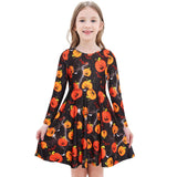 Kid Girl Halloween Performance Party Dresses