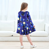 Kid Girl Halloween Performance Party Dresses