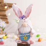 Easter Decorative Plush Rabbit Ears Doll Decorative Ornaments