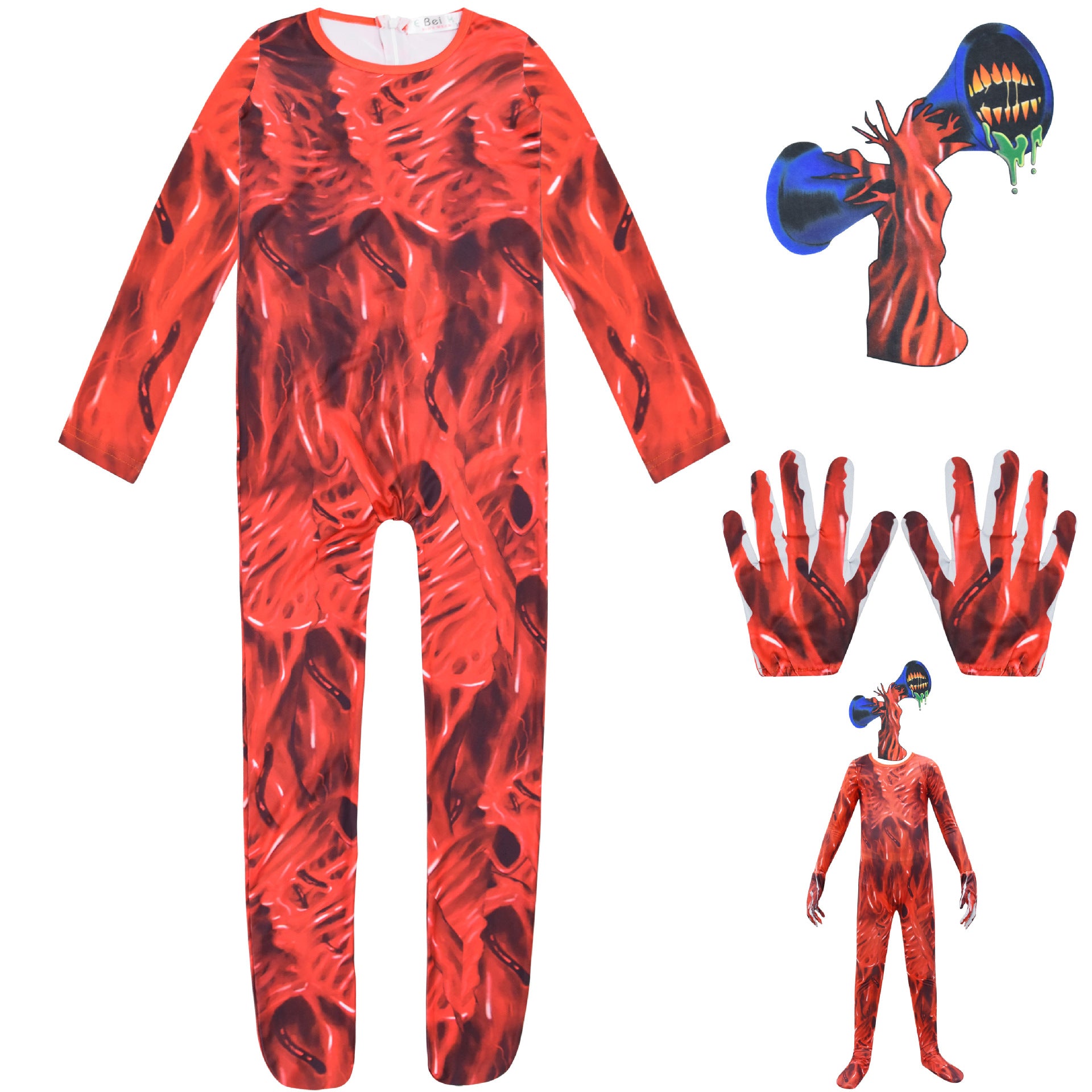 Kid Boy Halloween Cosplay Costume Pajamas