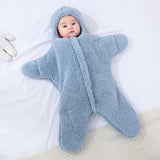 Baby Winter Thickened Anti-startle Wrapped Swaddling Sleeping Pajamas