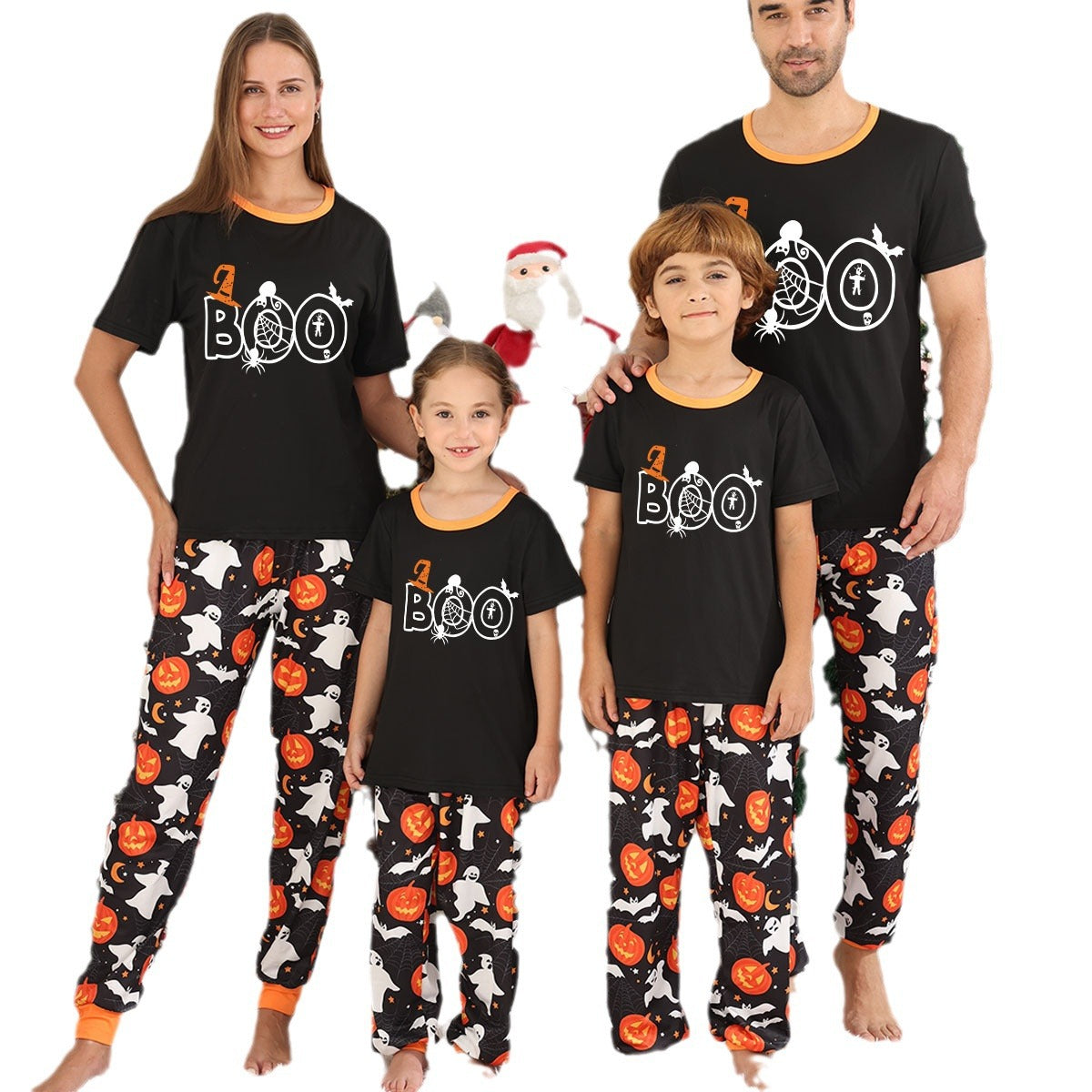Faimily Matching Halloween Christmas Parent-child Loungewear Pajamas