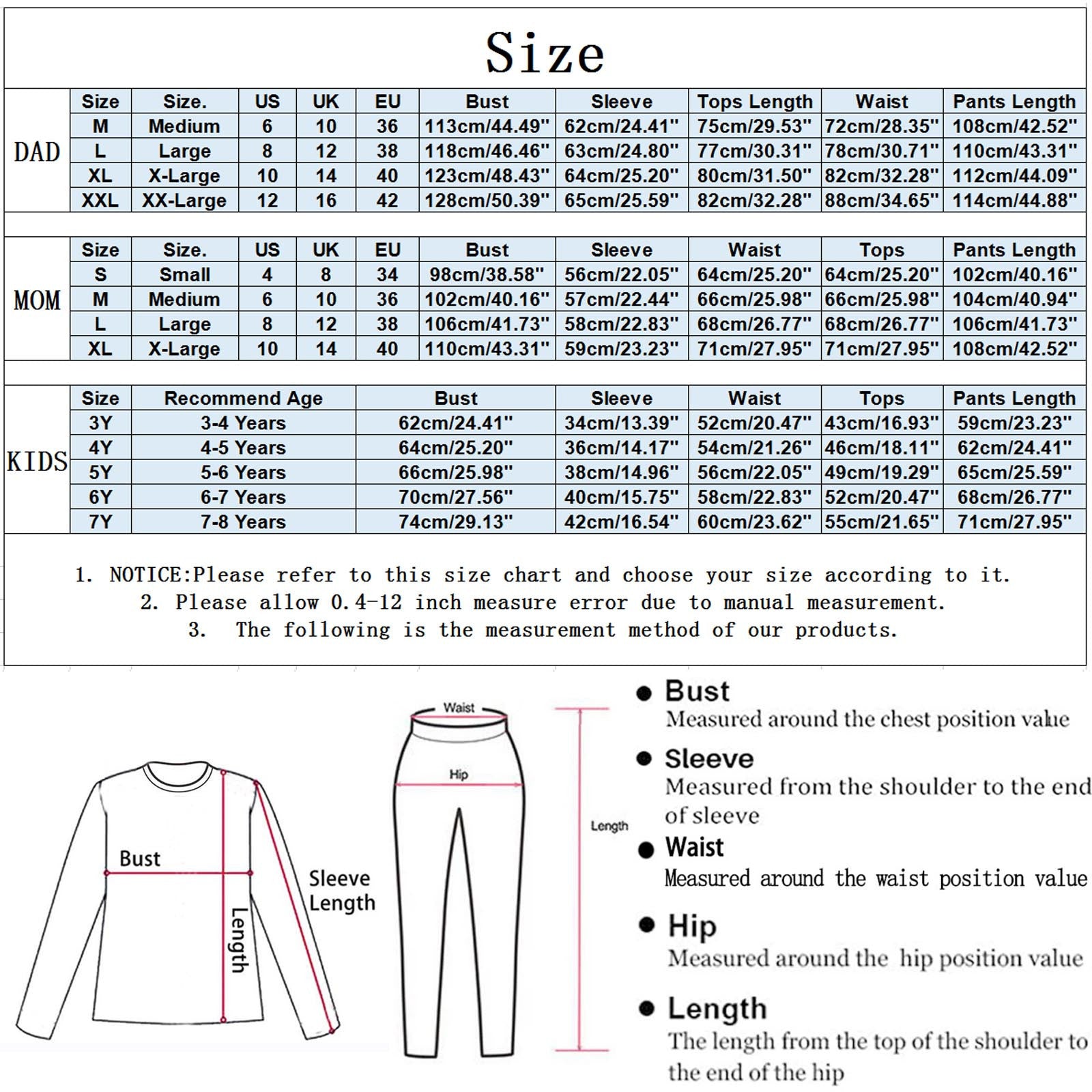 Family Matching Christmas Parent-child Long-sleeved Pajamas Loungewear