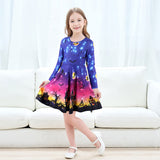 Kid Girl Halloween Performance Party Dresses
