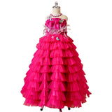 Kid Girl Flower Princess Cross-border Performance Dress