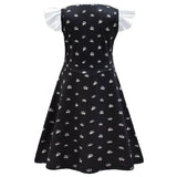 Kid Adams Family Cosplay Black Wednesday Dresses