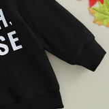 Halloween Kid Baby Girl Witch Letter Long Sleeve Checkered Bell 2 Pcs Sets