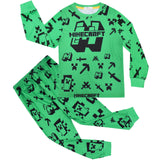 Kid Boy Cuhk Hotcakes Long Sleeve Home Suit Pajamas
