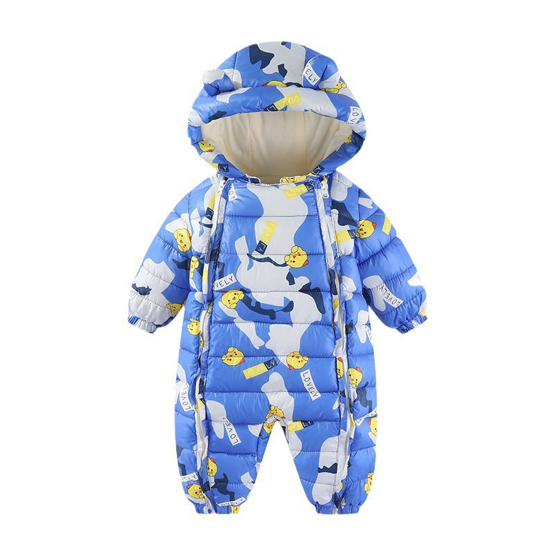 Baby Cotton Jumpsuit Crawling Going Out Winter Rompers