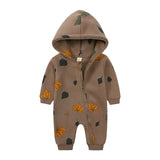 0-2T Fashion Baby Long Sleeve Fleece Romper