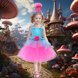 Kid Baby Girl Anime Magic Hair Elf Easter Performance Dresses
