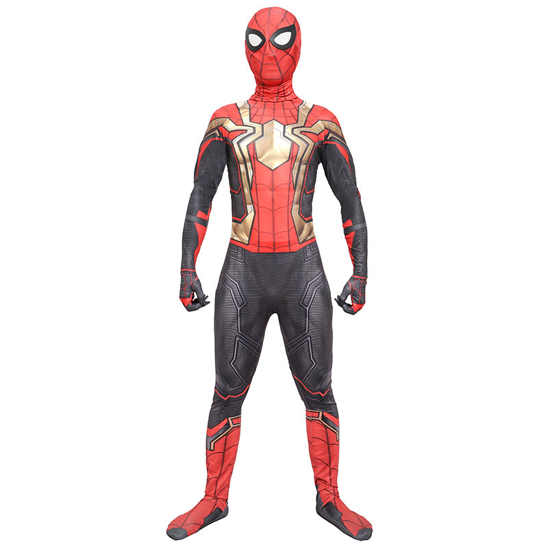 Halloween Kid Boy Spider Hero Cosplay Siamese Costume