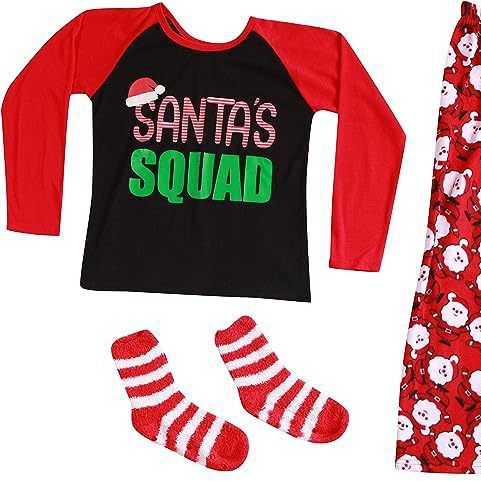 Family Matching Parent-child Cartoon Christmas Pajamas