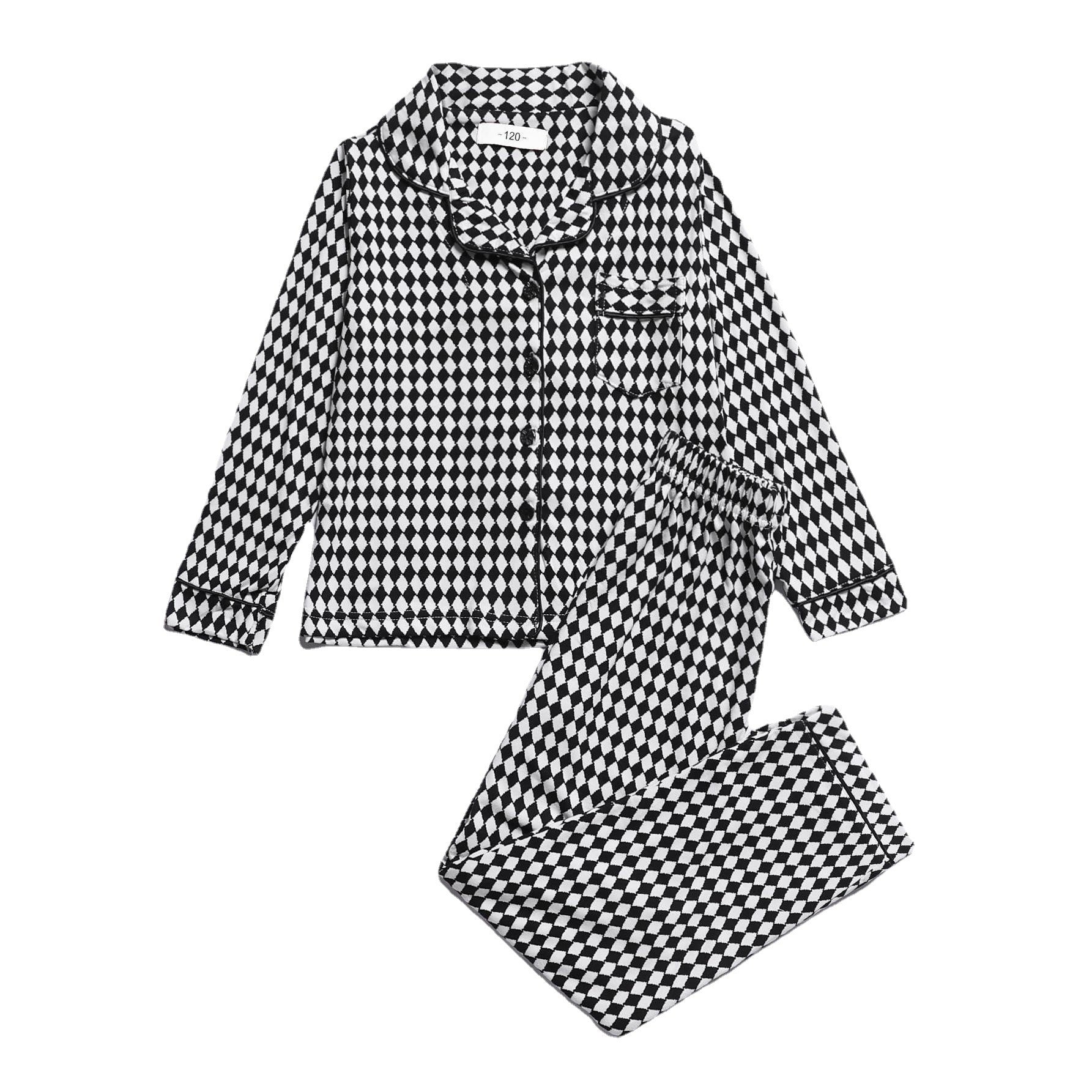 Kid Girl Pajamas Autumn Winter Long Sleeved Home Pajamas