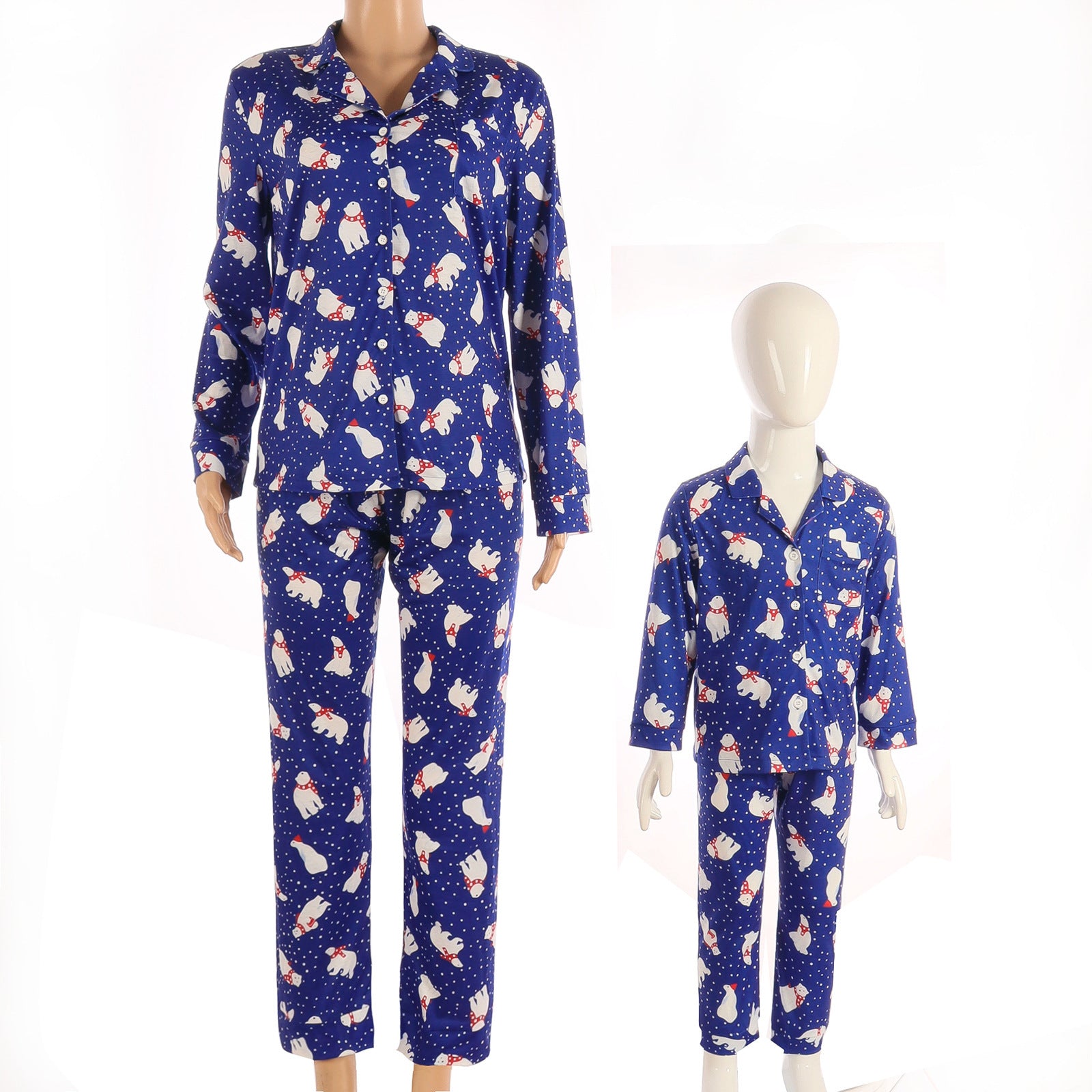 Family Matching Parent-child Autumn Winter Home Christmas Pajamas