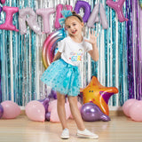 Kid Baby Girls Lining Send Bow Hairpin Fluffy Skirts