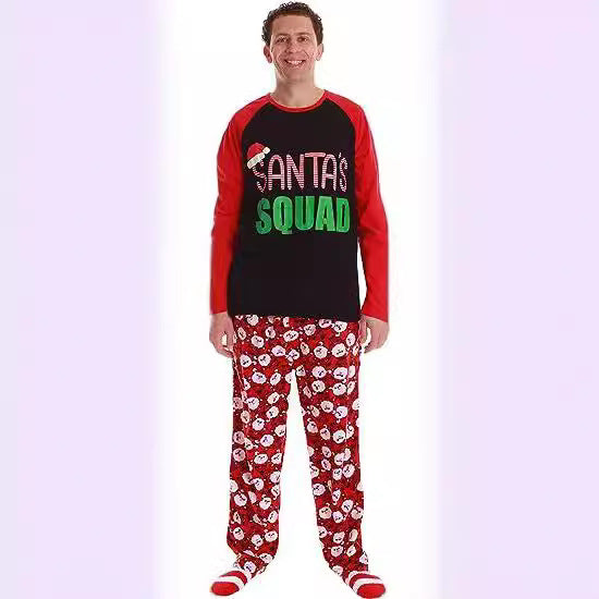 Family Matching Parent-child Cartoon Christmas Pajamas