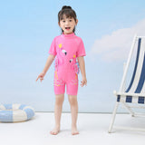 Baby Girl One-piece Flamingos Swimsuits