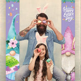 Easter Curtain Happy Easter Couplet Party Porch Decorative Flag