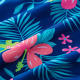 Kid Girls Swimsuit One-piece Flower Print Swimsuit