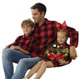 Family Matching Christmas Parent-child Plaid Pajamas