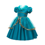 Kid Girl Halloween Princess Jasmine Dress