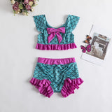 Toddler Girl Summer Cute Mermaid Swimsuit