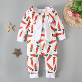 Baby Boys Girl Spring Autumn Cartoon Long Sleeve Bodysuits Rompers