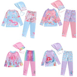 Kid Girls Split Long-sleeved Surfing Swimsuit