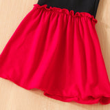 Halloween Kid Baby Girl Skull Print Long-sleeved Suit 2 Pcs Sets