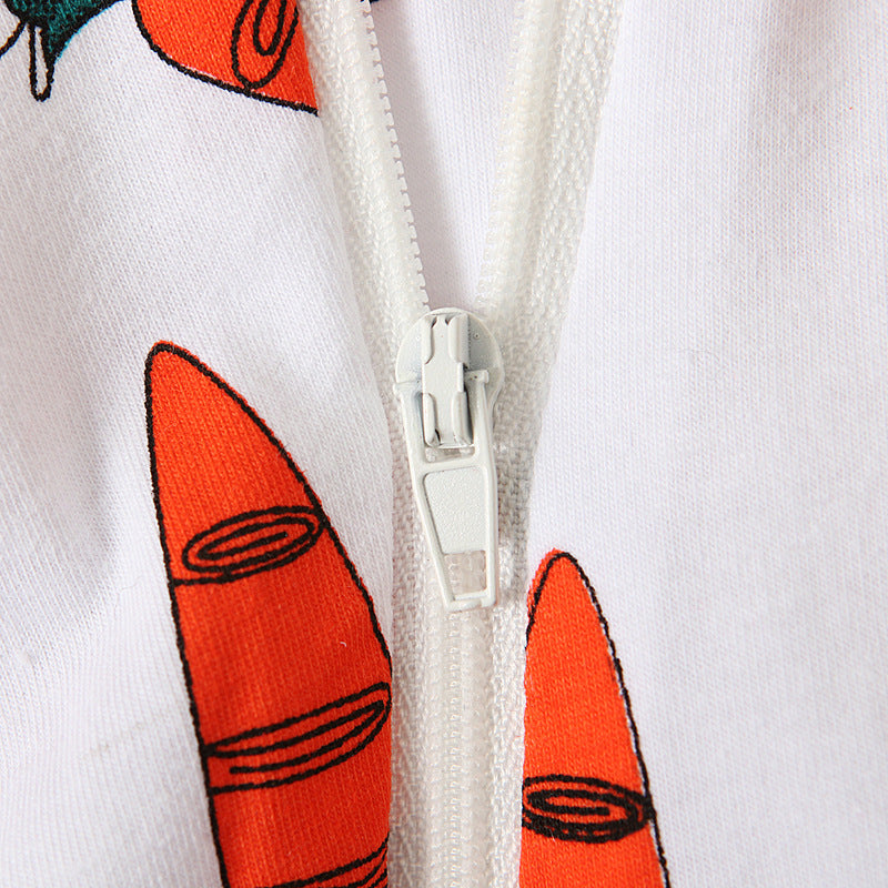 Baby Boys Girl Spring Autumn Cartoon Long Sleeve Bodysuits Rompers