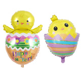 Easter Balloon Bunny Shell Chick Aluminum Festival Party Decoration