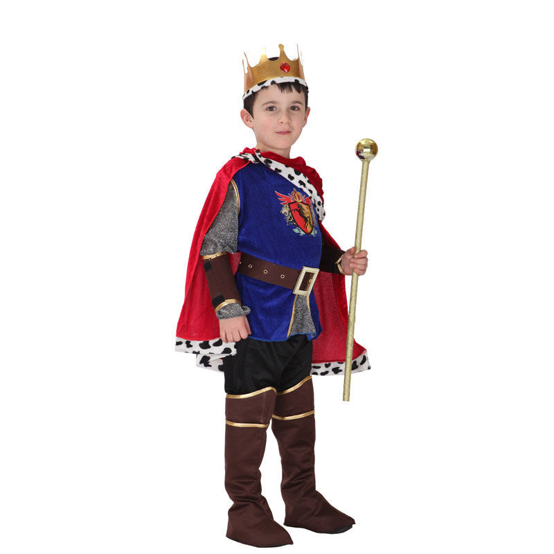 Halloween Kid Boy Makeup Ball Party Performance Costume Cosplay