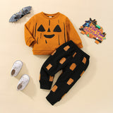 Halloween Kid Baby Boy Unhooded Spring Autumn 2 Pcs Sets