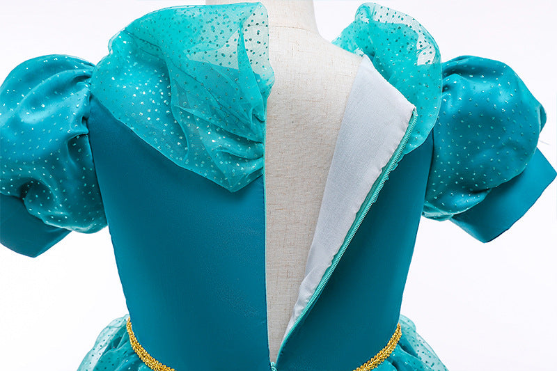 Kid Girl Halloween Princess Jasmine Dress
