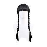 3-13T Girls Movie Wednesday Costume Black Gown Halloween Carnival Party Dresses