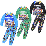 Kid Boy Home Suit Long Sleeve Sleepwear Pajamas