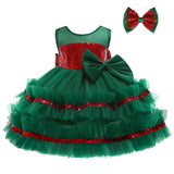 Kid Baby Girl Princess Tulle Christmas Shaggy Dresses