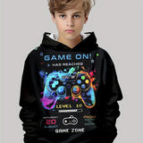 2-12Y Kids  Boys Long Sleeve Spring Fall Hoodies