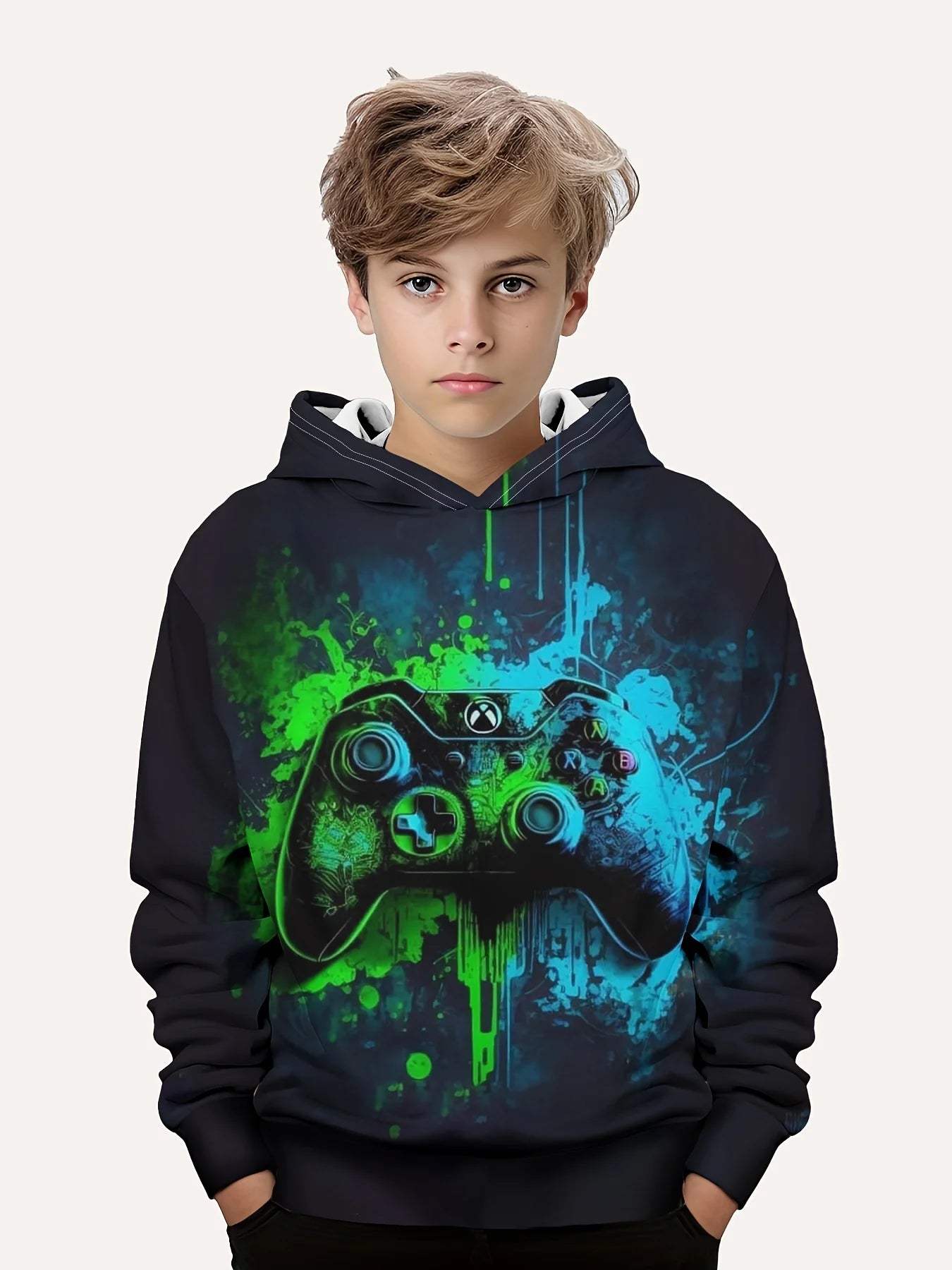 2-12Y Kids  Boys Long Sleeve Spring Fall Hoodies