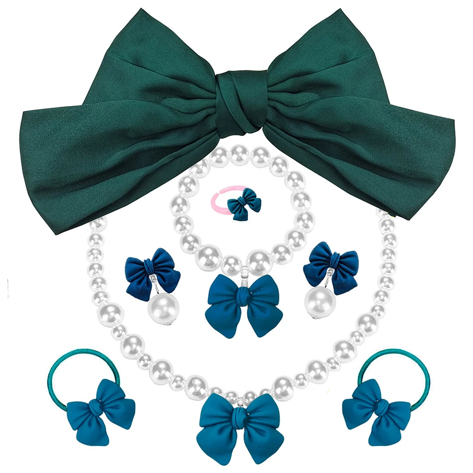 2-10Y Kid Girls Merida Cosplay Princess Stage Performance Dress