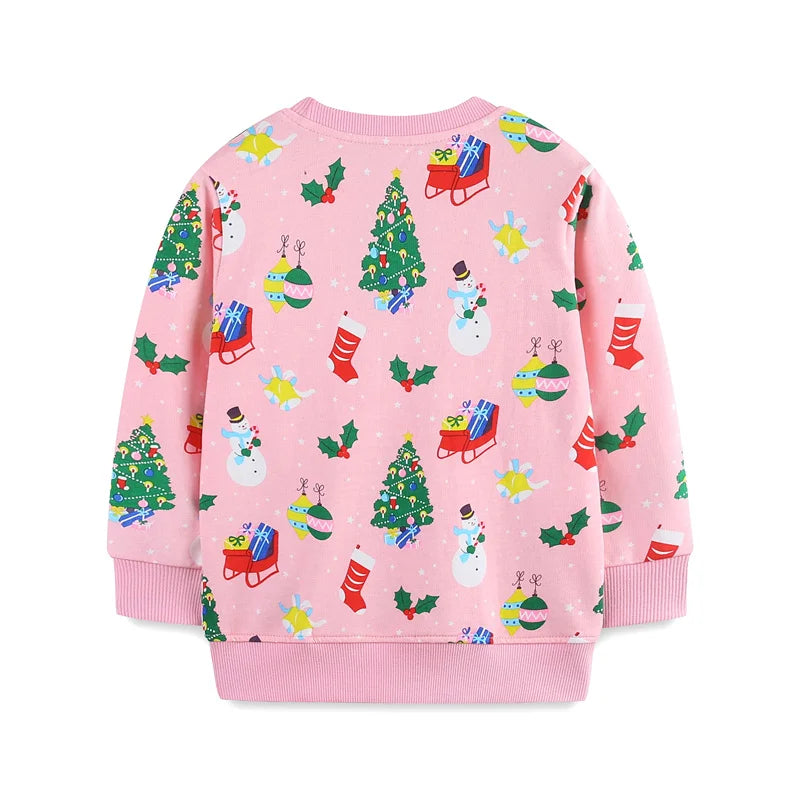 2-7T Christmas Boys Girl Long Sleeve Sweatshirts