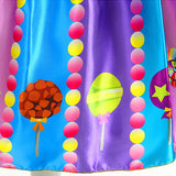 2-9Y Kid Baby Girl Rainbow Candy Costume Cosplay Lollipop Princess Dress