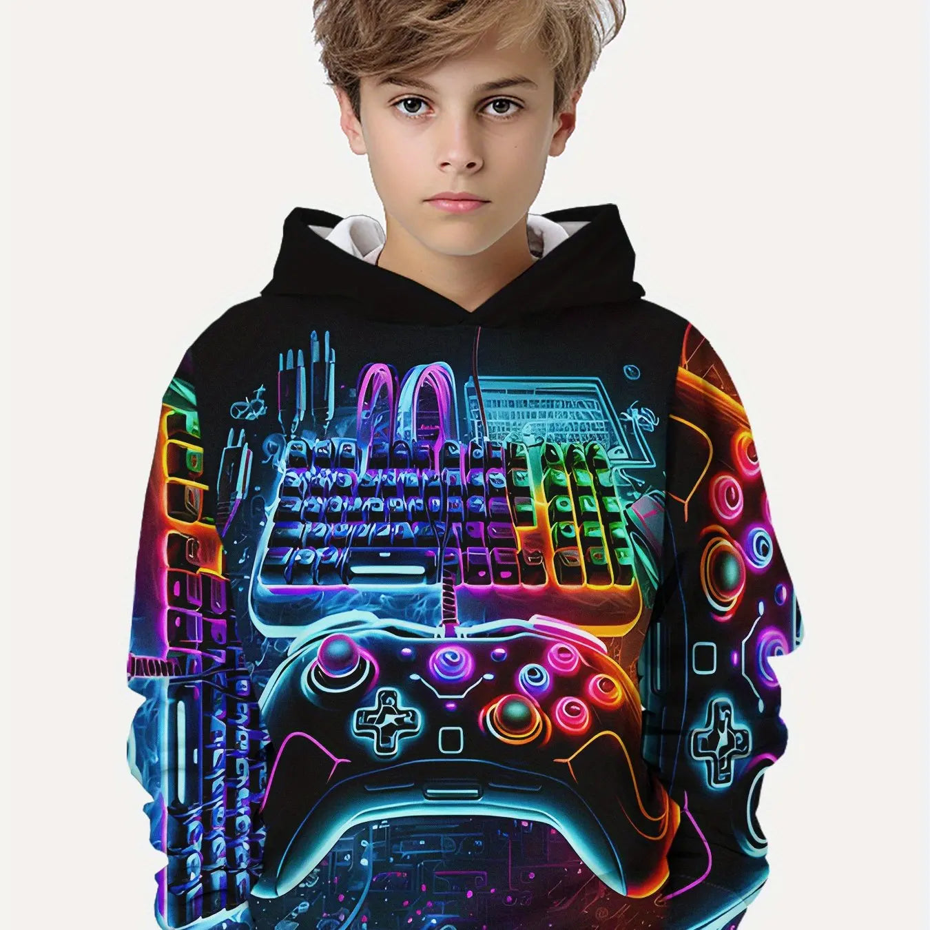 2-12Y Kids  Boys Long Sleeve Spring Fall Hoodies