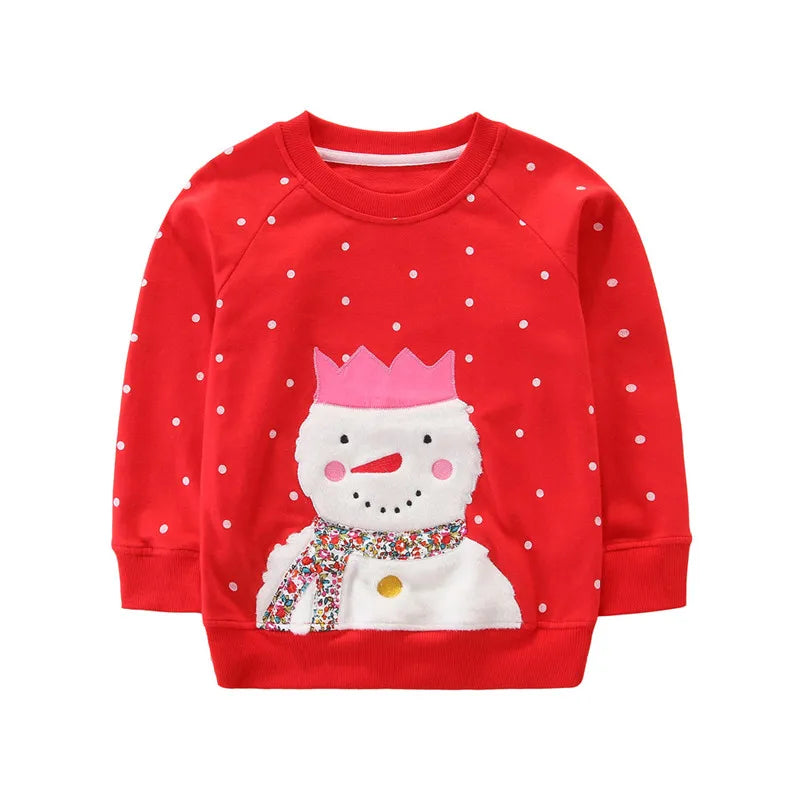 2-7T Christmas Boys Girl Long Sleeve Sweatshirts