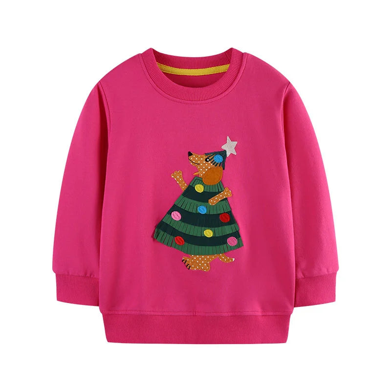 2-7T Christmas Boys Girl Long Sleeve Sweatshirts