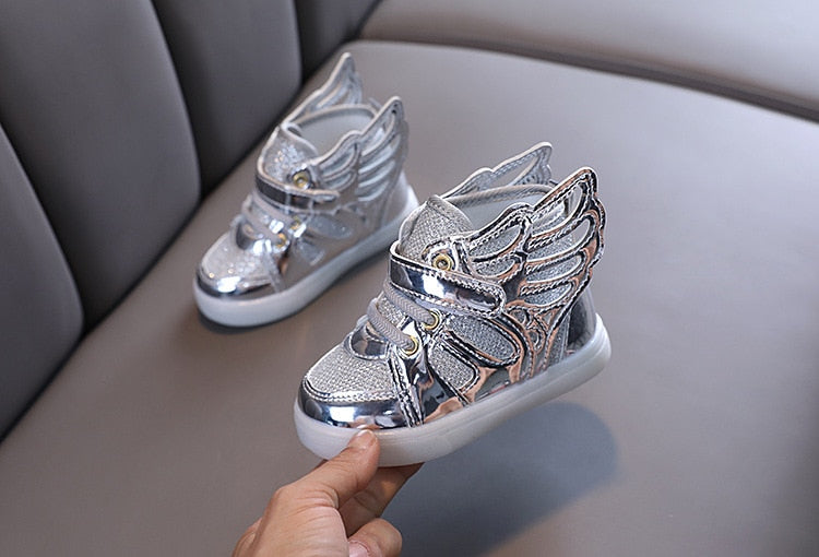 Fashion Kids Spring Autumn Glow Flashing LED Shoes Sports Shoes