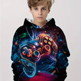 2-12Y Kids  Boys Long Sleeve Spring Fall Hoodies